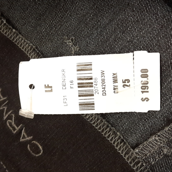 NWT, Carmar for LF Anne Gray Wax Coated Denim Skirt - Picture 14 of 16